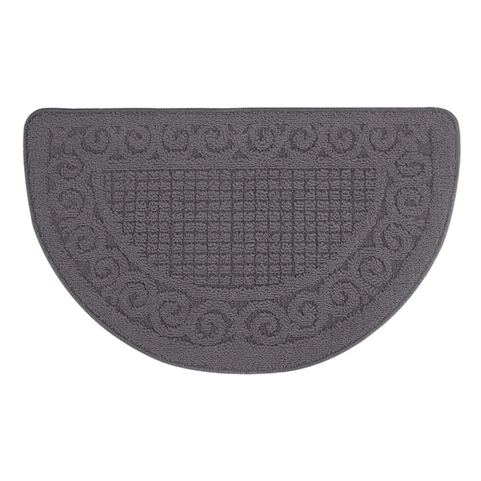 Πατάκι Εισόδου HUH-0072, Αντιολισθητικό, 40 X 63Cm, Γκρι