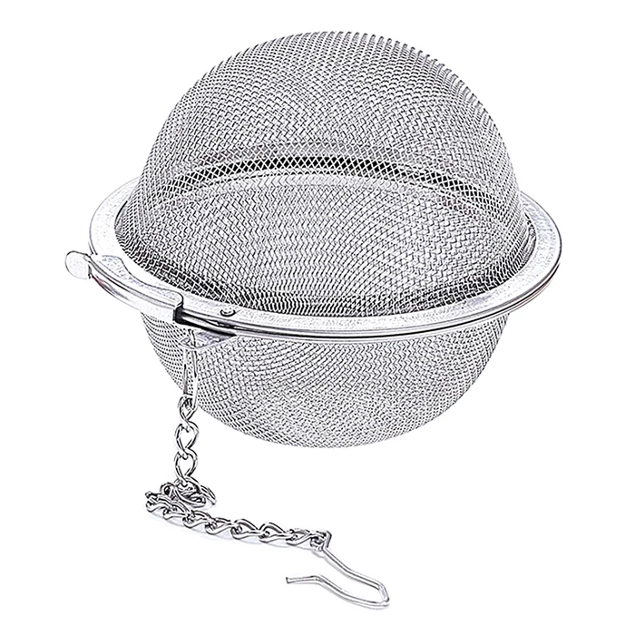 Σουρωτήρι-Φίλτρο Τσαγιού HUH-0094, ανοξείδωτο ατσάλι, 5cm, ασημί