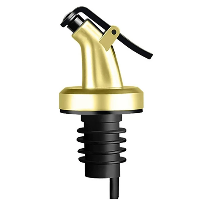 Πώμα Ροής για μπουκάλι HUH-0109 με κλείστρο, Φ18mm, χρυσό