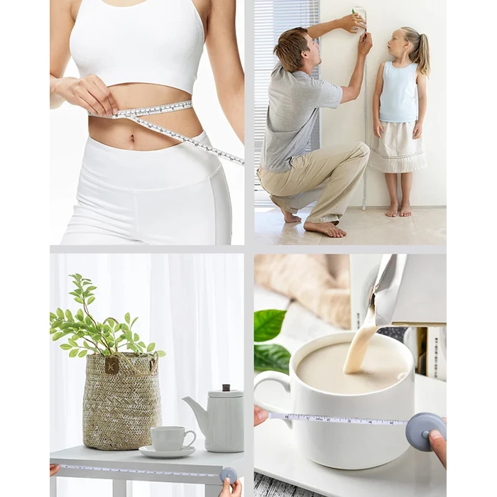 Μεζούρα Μέτρησης Σώματος HUH-0135, Διπλής Όψεως, 2M, Μπλε