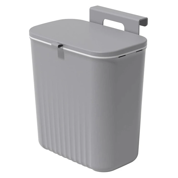 HOME USE κάδος απορριμμάτων HUH-0152 9lt γκρι