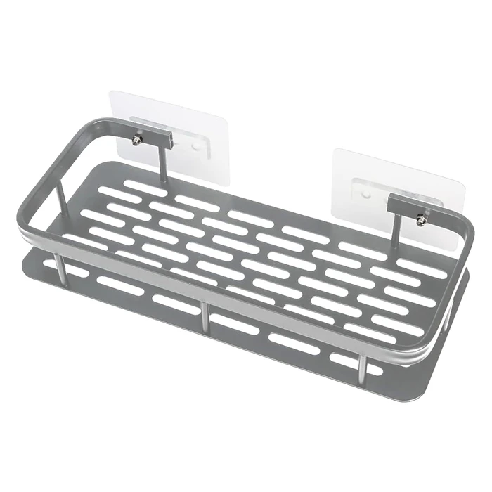 Ράφι Τοίχου Home Use HUH-0161, Αλουμινίου, 30X5X13Cm, Ασημί