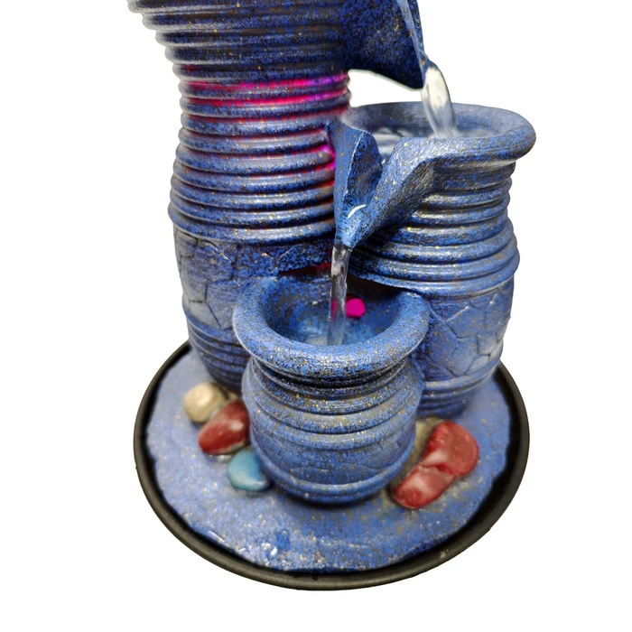 Διακοσμητικό Συντριβάνι Home Use HUH-0169, Φωτιζόμενο, 22X22X29Cm