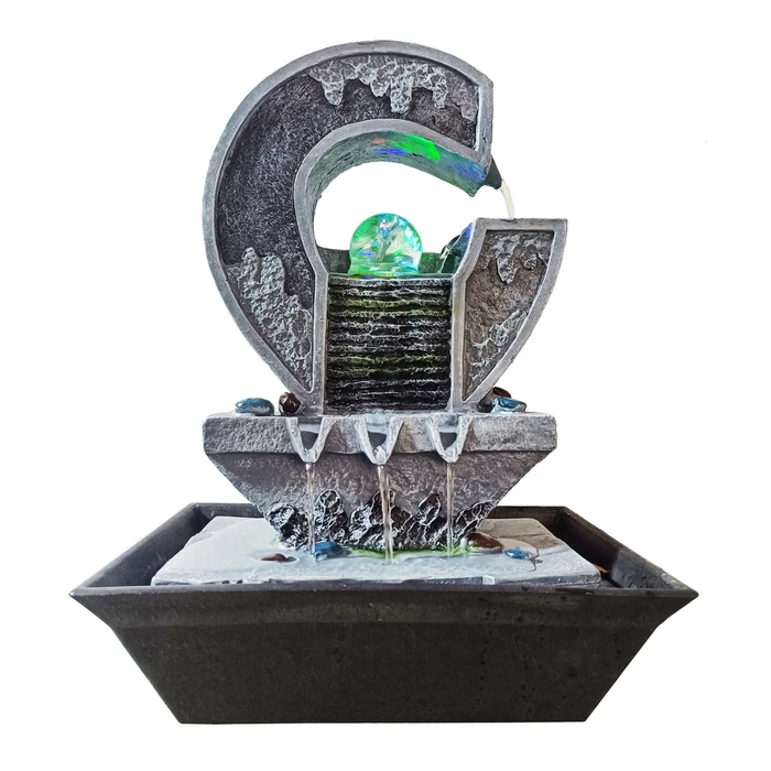 HOME USE Διακοσμητικό Συντριβάνι Φωτιζόμενο HUH-0174