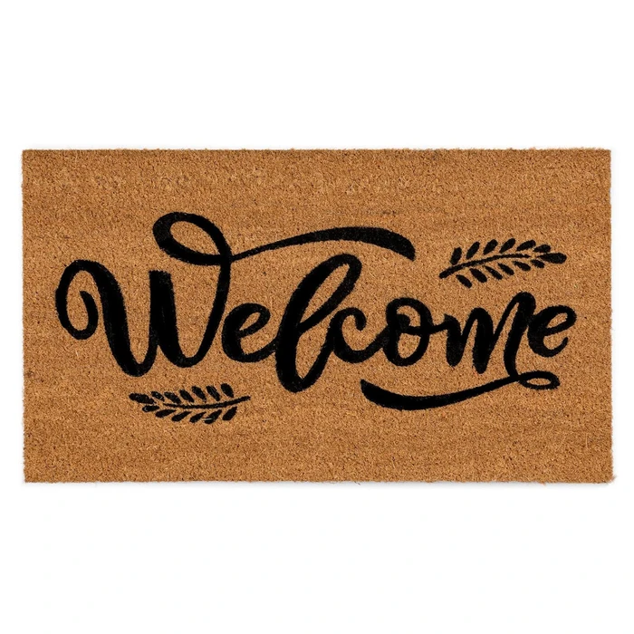 Πατάκι Εισόδου Home Use HUH-0204, Αντιολισθητικό, 60X40cm, 8Mm Πάχος, Καφέ