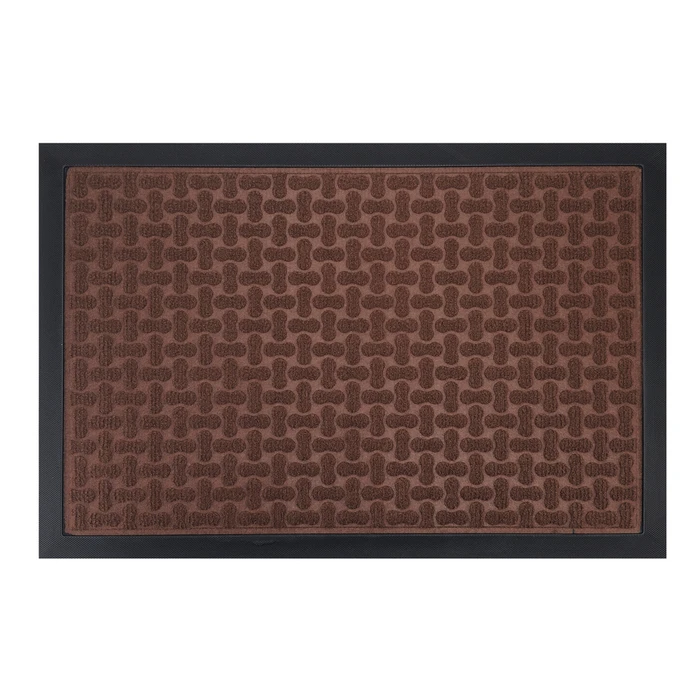 Πατάκι Εισόδου Home Use HUH-0211, Αντιολισθητικό, 60X40cm, 5Mm Πάχος, Καφέ