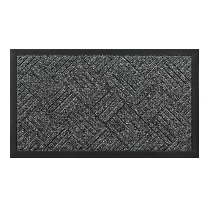 Πατάκι Εισόδου Home Use HUH-0212, Αντιολισθητικό, 60X40cm, 5Mm Πάχος, Γκρι