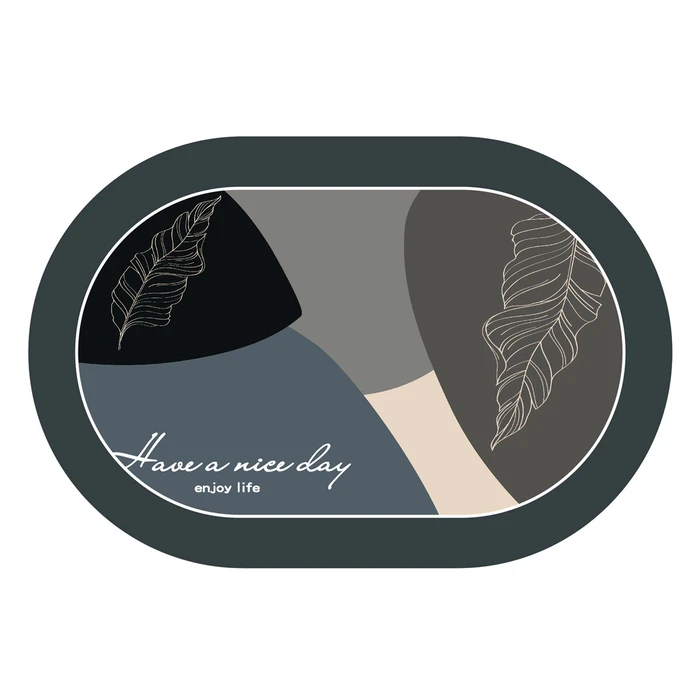 Πατάκι Μπάνιου Home Use HUH-0213, Αντιολισθητικό, 60X40cm, 3.5mm Πάχος, Πολύχρωμο