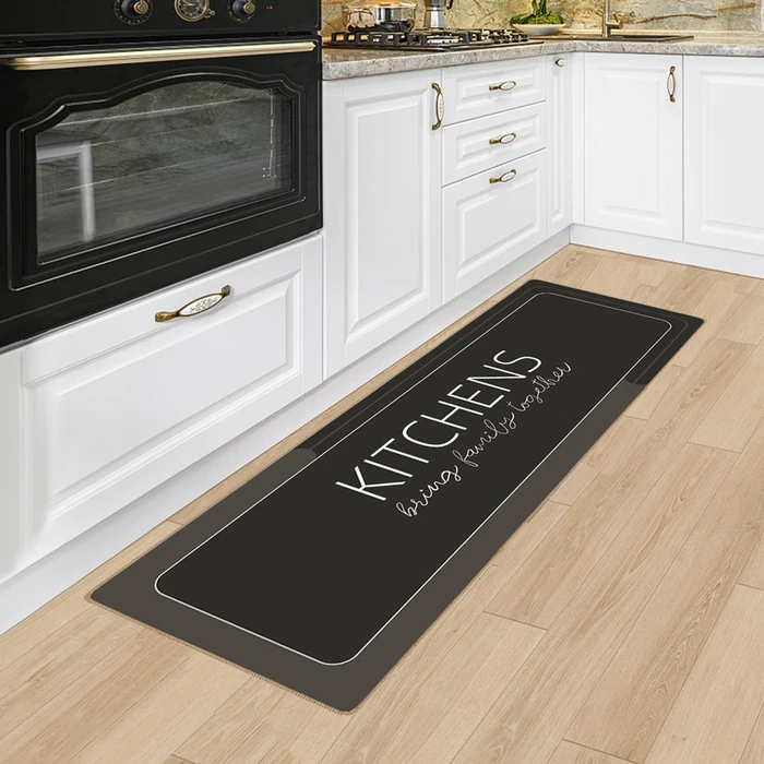 Πατάκι Κουζίνας Home Use HUH-0216, Αντιολισθητικό, Υφασμάτινο, 120X40cm, 3.5mm Πάχος, Καφέ