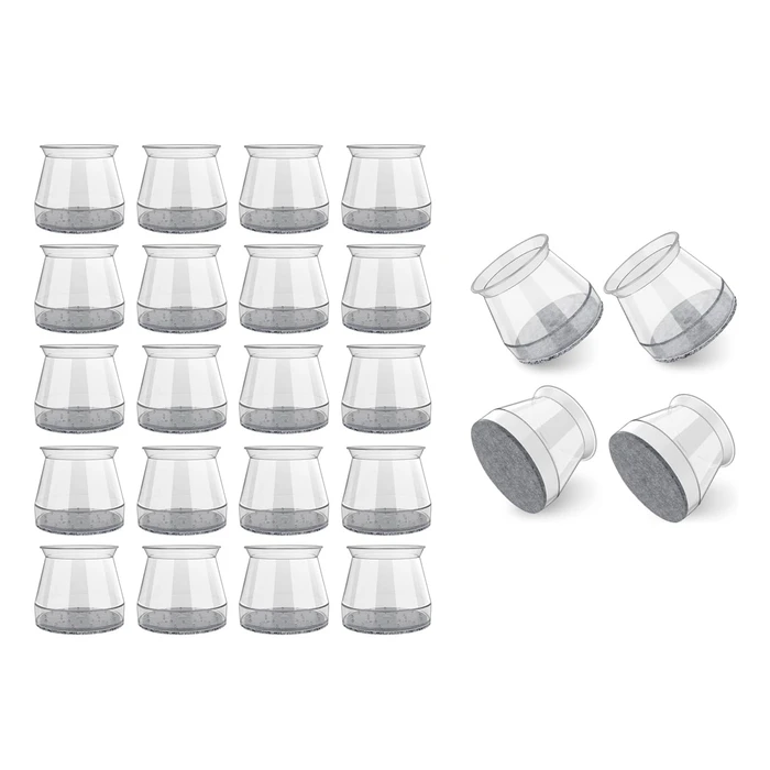 Προστατευτικές Τάπες Επίπλων Home Use HUH-0225, 32-37Mm, Διάφανες, 24Τμχ
