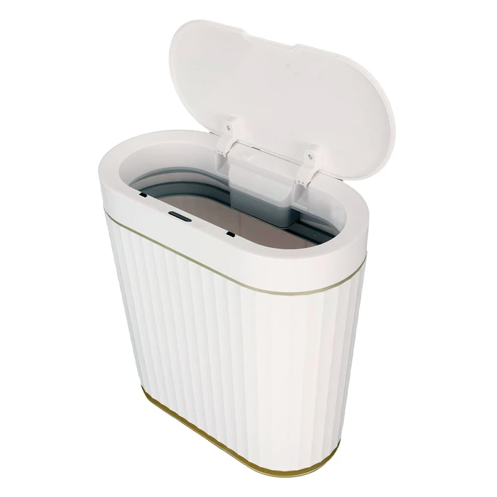 Κάδος Απορριμμάτων Home Use HUH-0227 με Φωτοκύτταρο, 9Lt, Λευκός