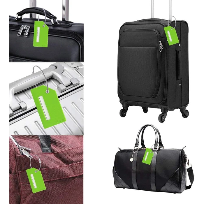 Ετικέτα Βαλίτσας Home Use HUH-0246, 9.2X0.7X5.2Cm, Πράσινη