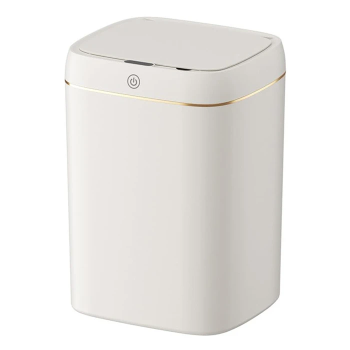 HOME USE κάδος απορριμμάτων φωτοκύτταρο 9lt λευκός