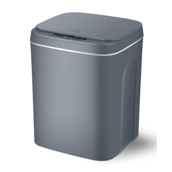 HOME USE κάδος απορριμμάτων με φωτοκύτταρο 10.5lt γκρι
