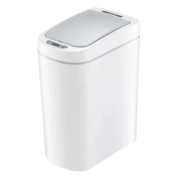 HOME USE κάδος απορριμμάτων HUH-0255 με φωτοκύτταρο 7lt λευκός