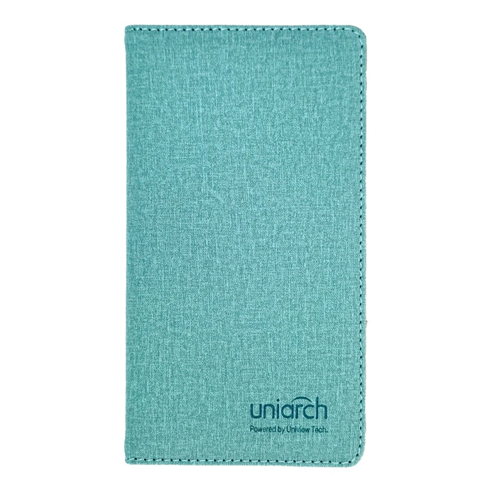 UNIARCH σημειωματάριο HW230211 με σελιδοδείκτη πετρόλ