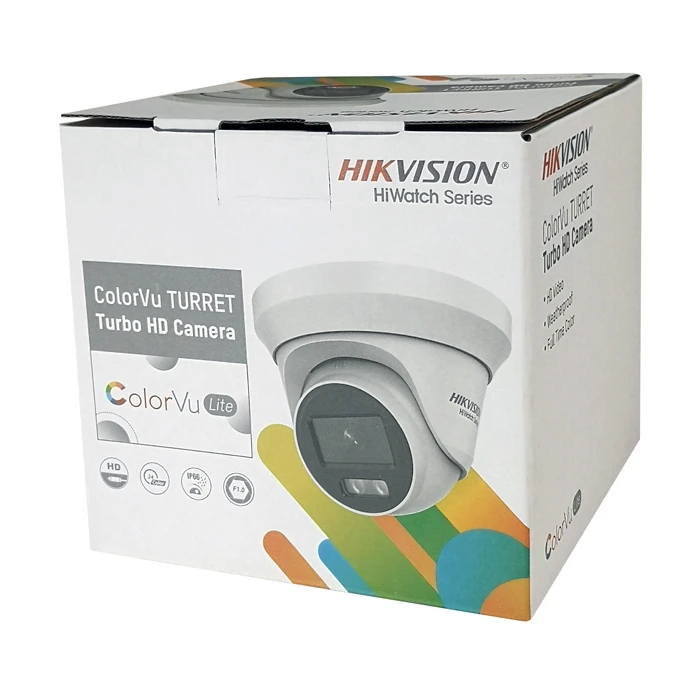 Κάμερα Παρακολούθησης Hikvision HiWatch υβριδική ColorVu HWT-T229-M, 2.8mm, 2MP, IP66