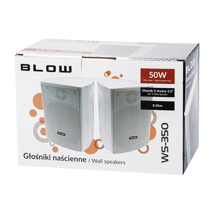 Ηχεία Blow επιτοίχια 95x130x115 3.5"" WS-350