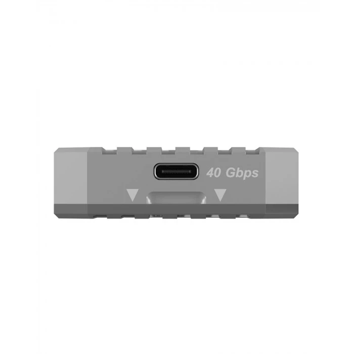 Θήκη Σκληρού Δίσκου Icybox Type-C Usb4 Gen3x2 M.2 Nvme Ssd Enclosure M-Key Silver