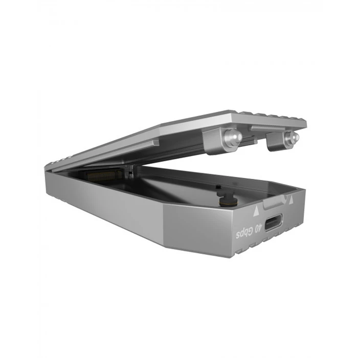 Θήκη Σκληρού Δίσκου Icybox Type-C Usb4 Gen3x2 M.2 Nvme Ssd Enclosure M-Key Silver