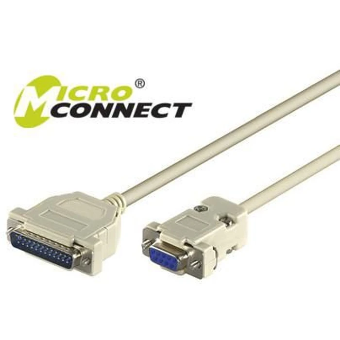 Microconnect Καλώδιο RS232 25-pin αρσενικό σε RS232 9-pin θηλυκό 3m (IBM029)