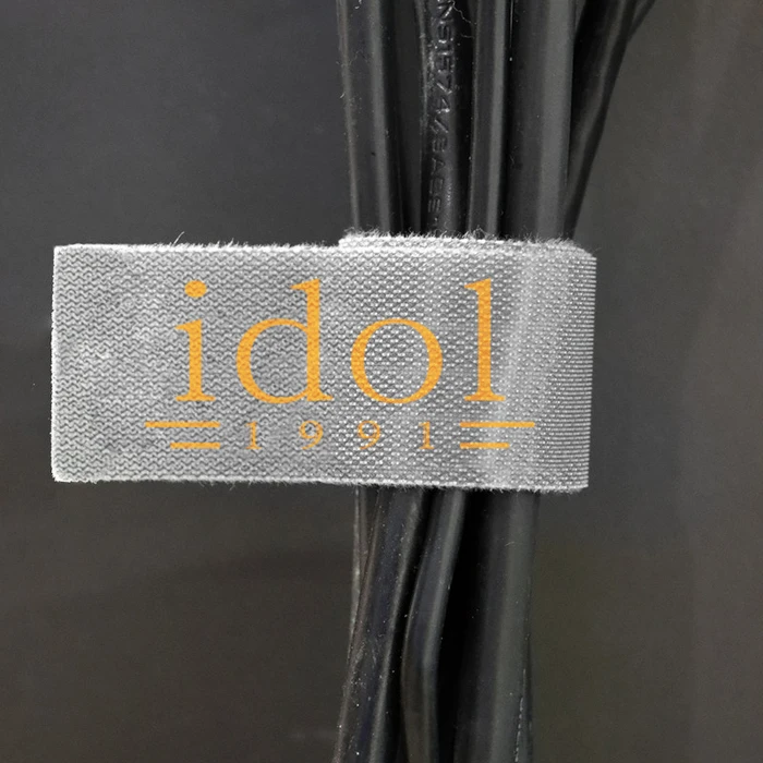 Αυτοκόλλητη Ταινία Idol 1991 Μαύρη Velcro (8323973) για οργάνωση καλωδίων 25?1.2mm μήκους 10m