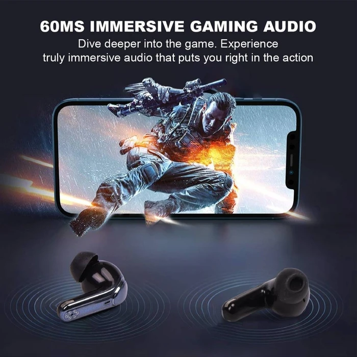Bluetooth Handsfree Sonic Gear Dual Mode 2.4G/Bt5.4 Superior 4Mics Anc/Enc Xp2 Obsidian