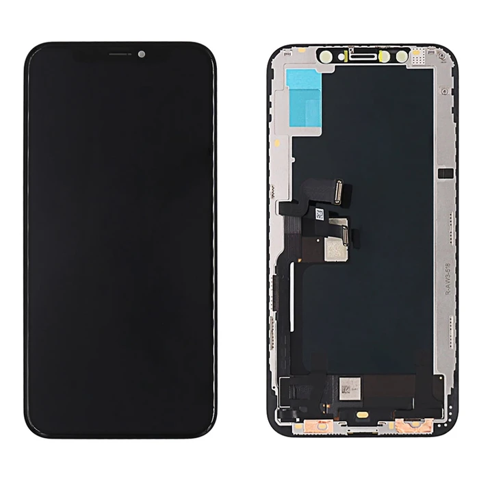 Ανταλλακτικά Κινητών Timeway LCD ILCD-016 για iPhone Χs, Camera-Sensor Ring, Earmesh, Μαύρη