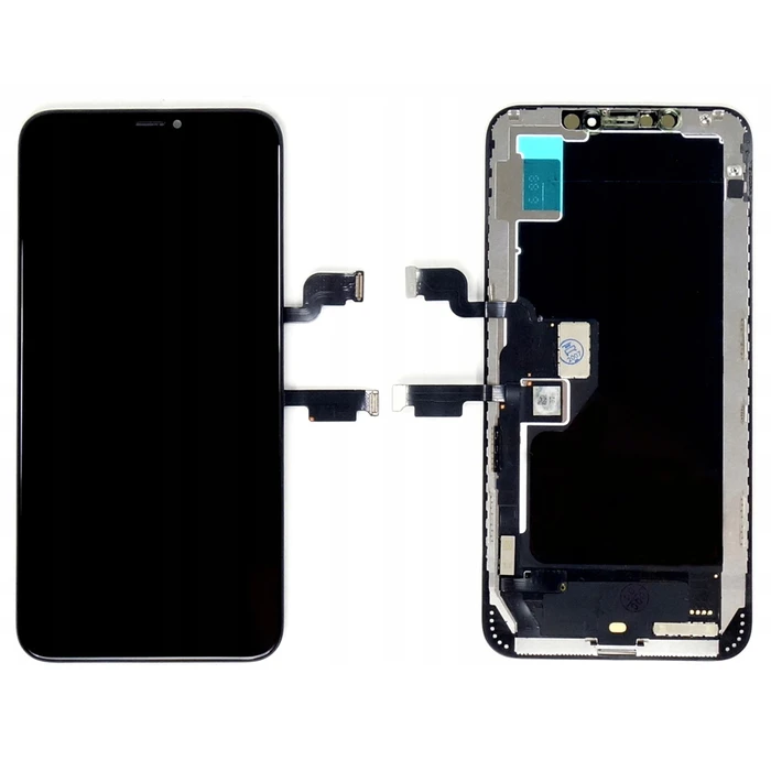 Ανταλλακτικά Κινητών Timeway LCD για iPhone Xs Max, Camera-Sensor Ring, Earmesh, Μαύρη