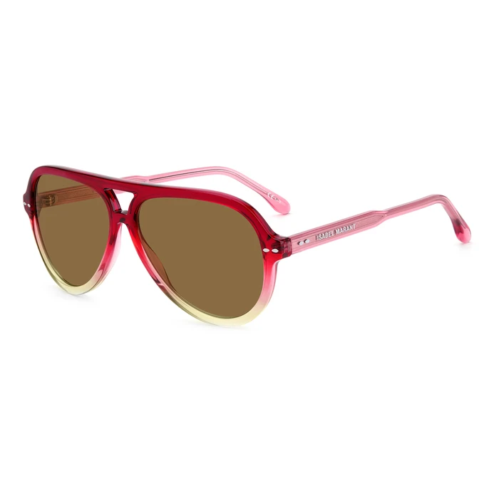 Isabel Marant Women's Sunglasses IM-0006-S-Z6V, 59/13/145 mm, Brown lenses, Acetate frame, Category 3 - 100% UV