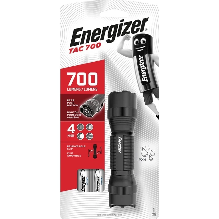 Φακός LED Energizer Τακτικό 700lm CR123 (περιλαμβ.) - PMHT2LLHH32