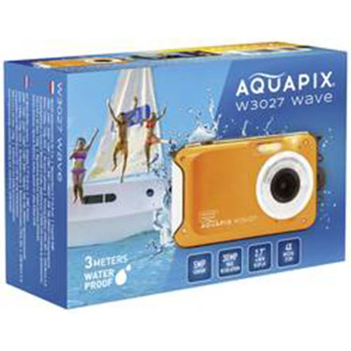 Φωτογραφική Μηχανή Easypix Waterproof Compact W-3027 WAVE Πορτοκαλί