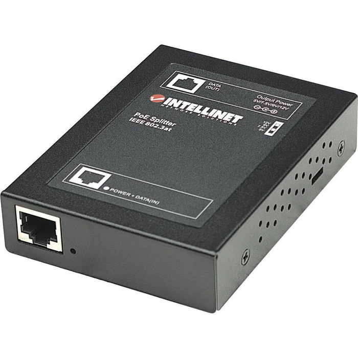 PoE Splitter Intellinet IEEE802.3at 5 7.5 9 12V DC