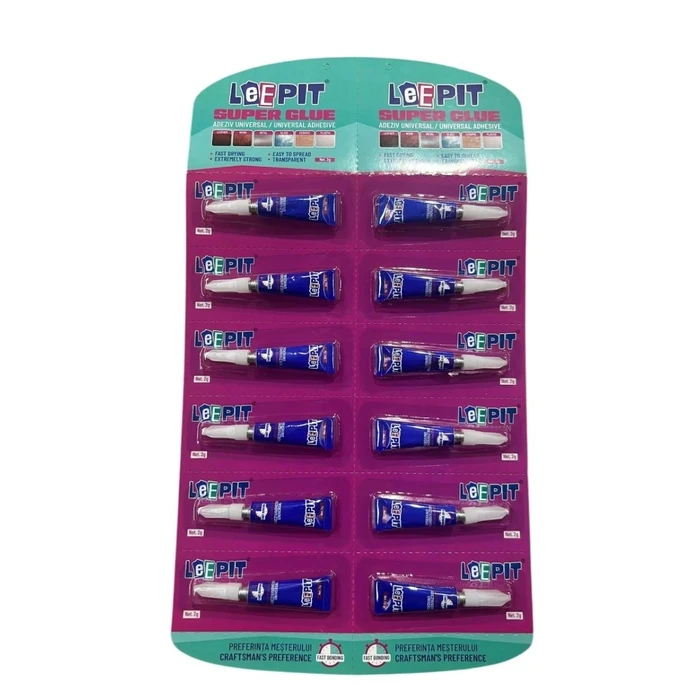 LEEPIT Super Glue Υγρή Κόλλα Universal 2g