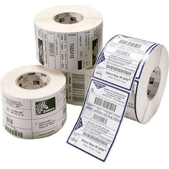 Zebra Z-Perform 1000D 3007842-T Αυτοκόλλητες Ετικέτες σε Ρολό 50,8 x 25,4 mm (51 x 25 mm), 430 ετικέτες/ρολό, 20 τμχ/κουτί, Λευκές