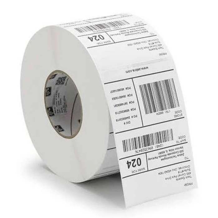 Zebra Z-Perform 1000D 3007842-T Αυτοκόλλητες Ετικέτες σε Ρολό 50,8 x 25,4 mm (51 x 25 mm), 430 ετικέτες/ρολό, 20 τμχ/κουτί, Λευκές