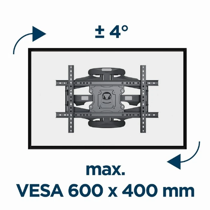 Βάση Τηλεόρασης Gembird FULL MOTION WALL MOUNT 32'-75' 45KG