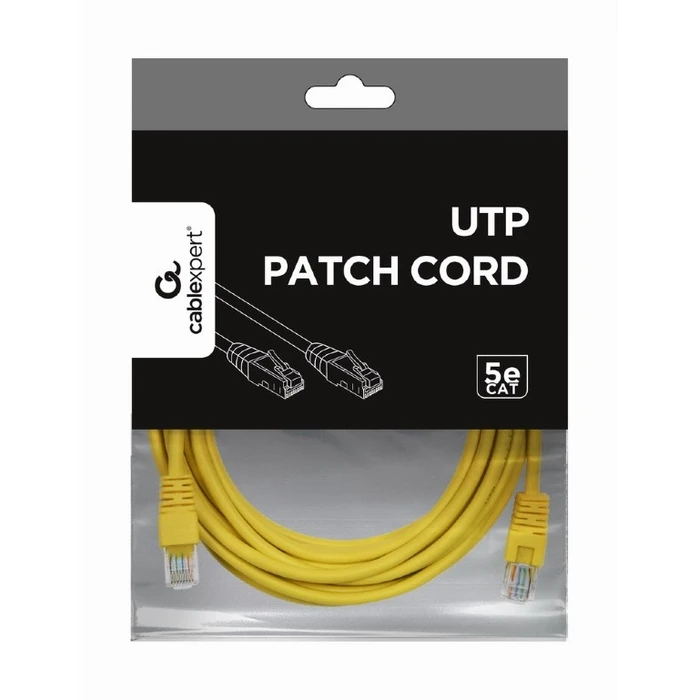 Καλώδιο Δικτύου Cablexpert CAT5E UTP Patch Cord 5M Yellow