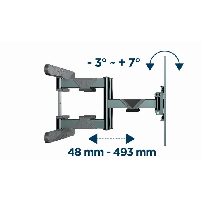 Βάση Τηλεόρασης Gembird FULL-MOTION WALL MOUNT 40'-80'
