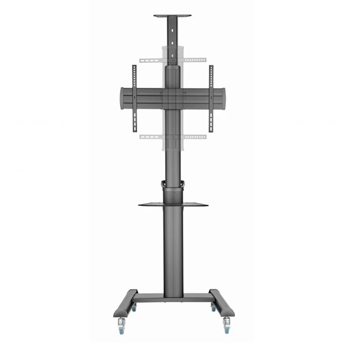 Βάση Τηλεόρασης Gembird Aluminum Floor Stand With Caster Wheels 37?-70? Black