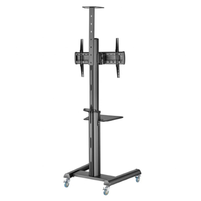 Βάση Τηλεόρασης Gembird Aluminum Floor Stand With Caster Wheels 37?-70? Black