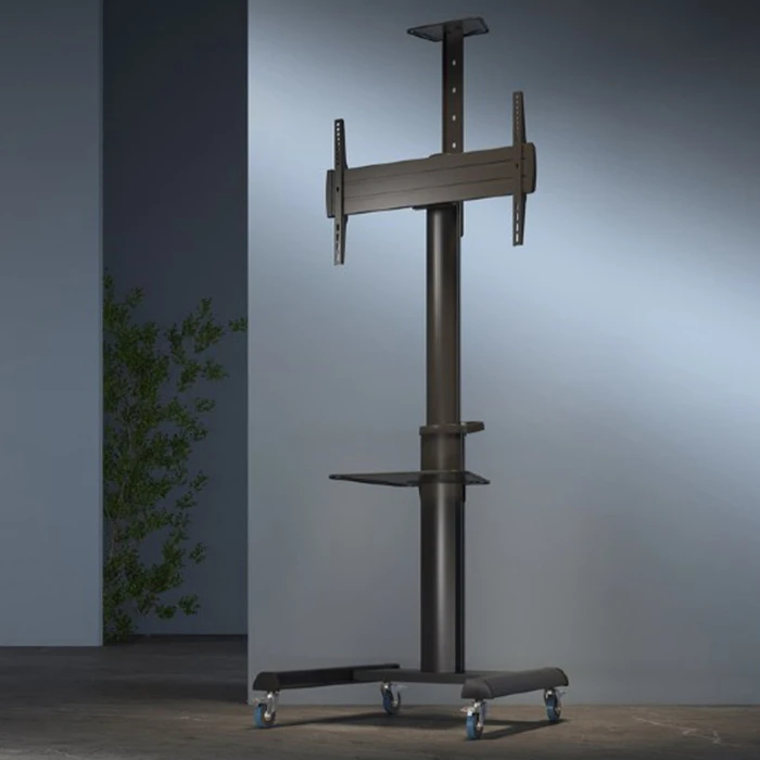 Βάση Τηλεόρασης Gembird Aluminum Floor Stand With Caster Wheels 37?-70? Black