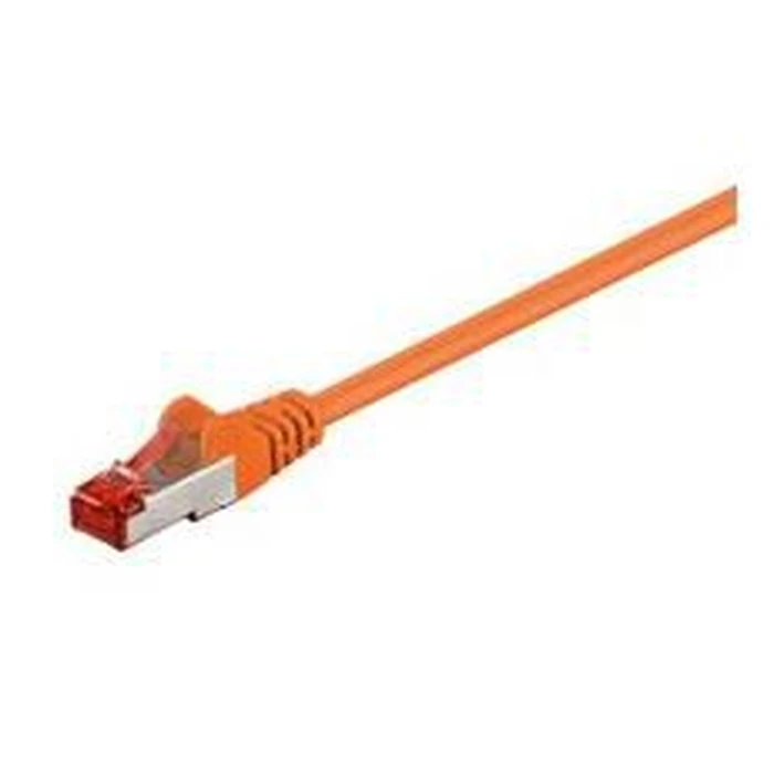 Foxway Καλώδια Δικτύου F UTP CAT6 1m Orange PVC Outer Shield Foil screening