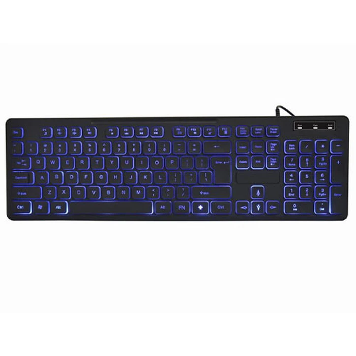 Gaming Πληκτρολόγιο Ενσύρματο Gembird 3-COLOR BACKLIGHT Black