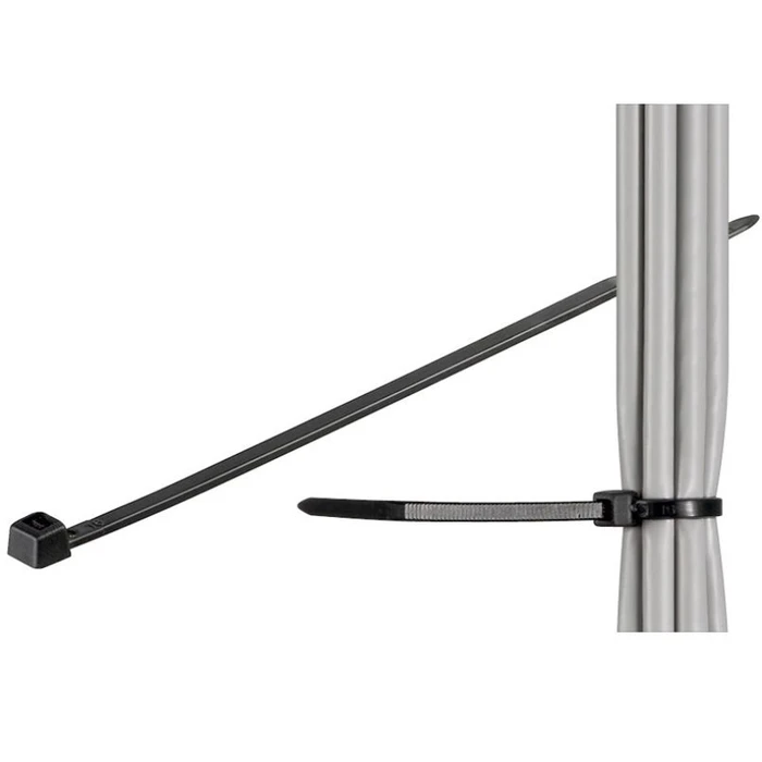 Default Cable Tie Black UV 203mm x 2.5mm 100 Pack