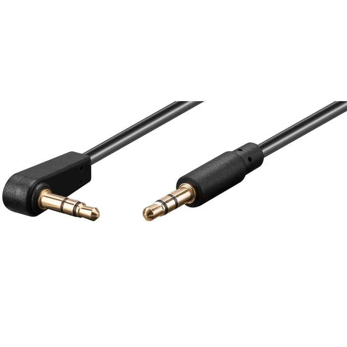 Καλώδια Μετατροπείς 3 5mm Minijack Cable 0 5m 90 Male Male