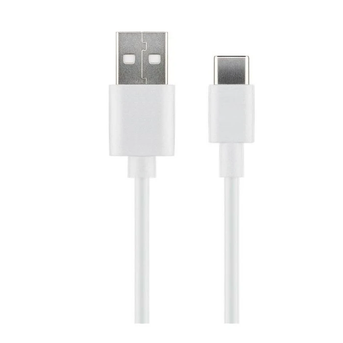 Μετατροπείς - Αντάπτορες USB-C to USB2.0 A Cable 1m White for synching and charging