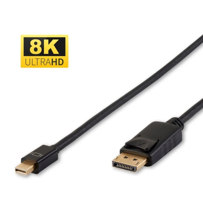 Unitek Μετατροπείς Αντάπτορες Καλώδιο 8K Mini DisplayPort σε DisplayPort 1m
