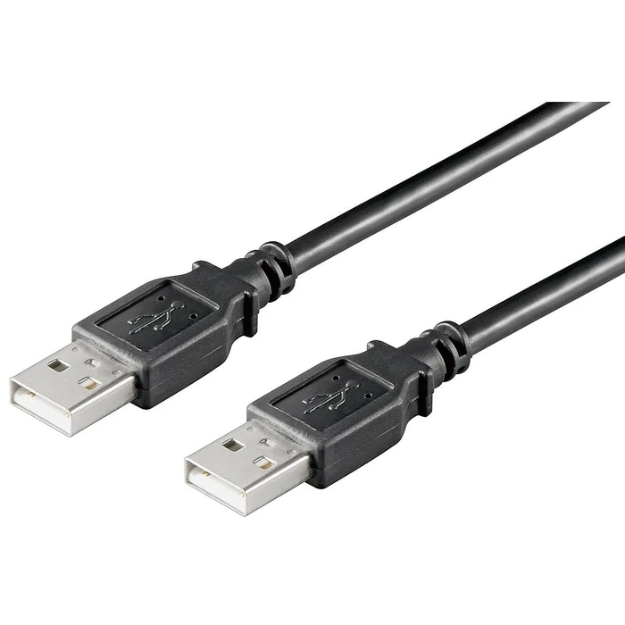 MicroConnect USB2.0 A A 0.1m M M Black Hi Speed Cable