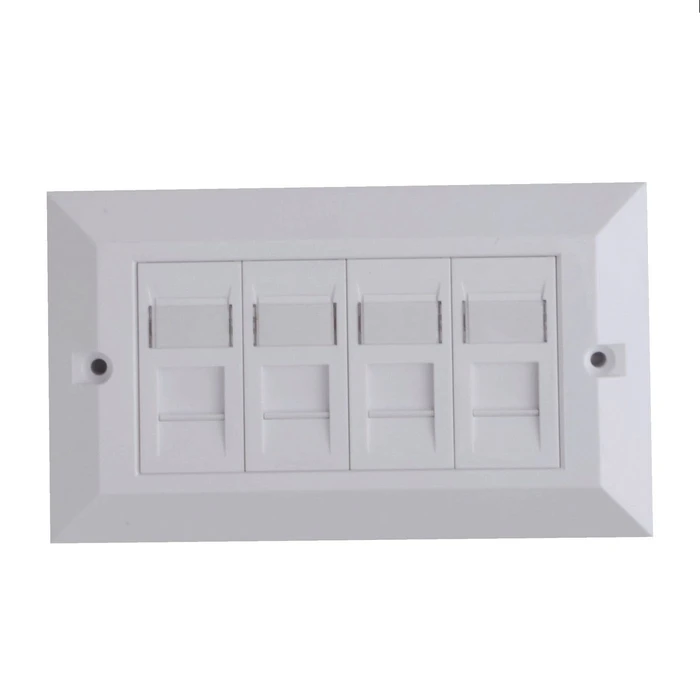 Καλαδια Δικτυου CAT6 Faceplate 4-port UK Type 146x86mm